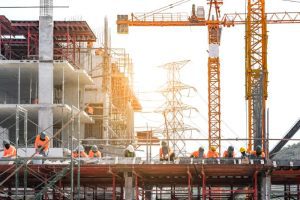 construction site heavy equipment