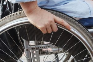person using a wheelchair