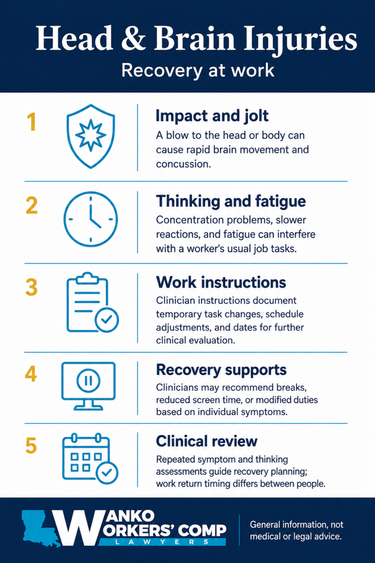 Head injuries infographic